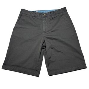Volcom Corbo Class Mens Size‎ 33 Charcoal Gray Chino Shorts Leisure Side